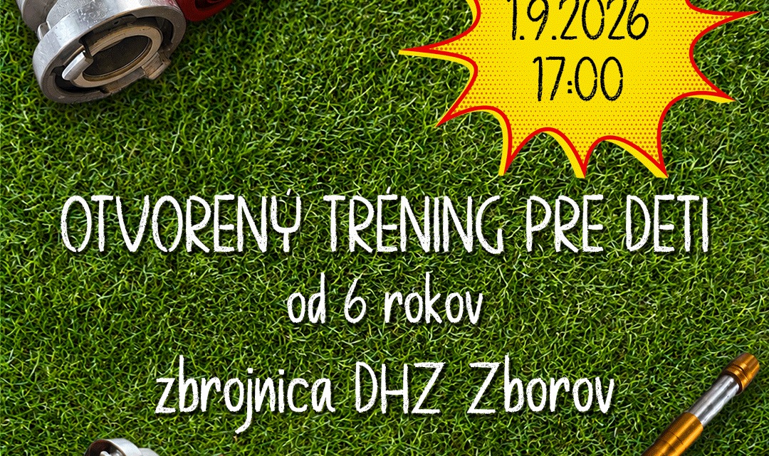 Otvorený tréning pre deti od 6 rokov